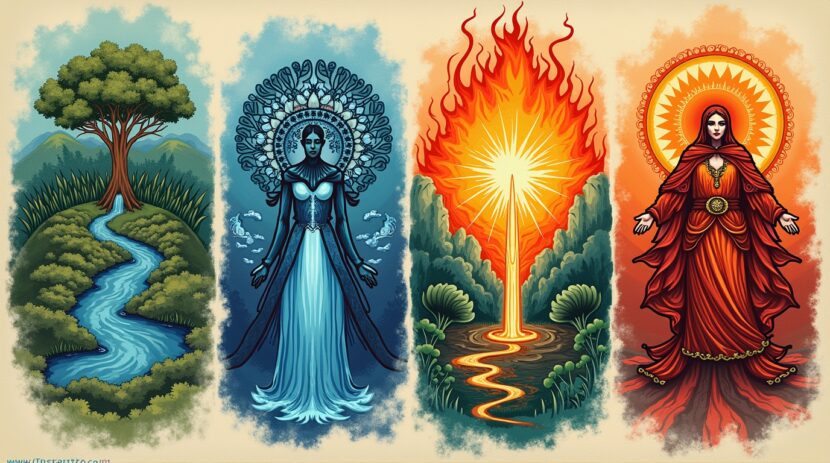 Representação dos elementos: A Mitologia Eslava e seus Significados