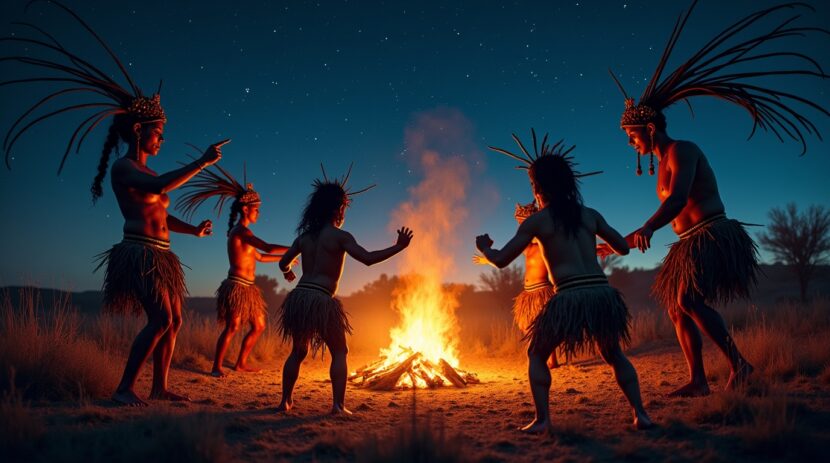 Rituais do crepúsculo: A Magia da Mitologia Aborígene