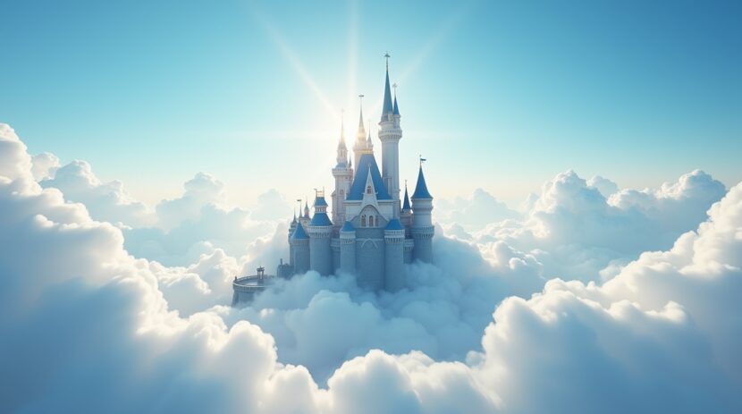 Sonhar com um castelo escondido nas nuvens: Significado e Interpretações