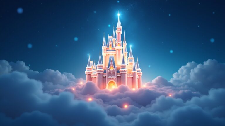 Sonhar com um castelo feito de luz: Significados e Interpretações