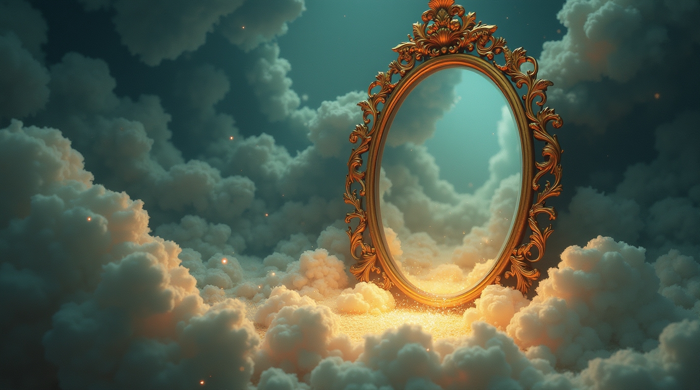 Sonhar com um espelho que reflete outro tempo: Significados e Interpretações