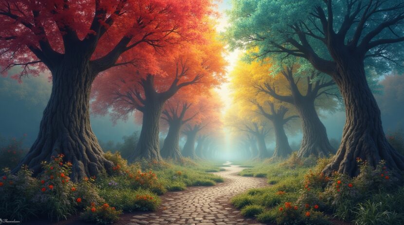 Sonhar com um jardim onde as árvores mudam de lugar: Significado