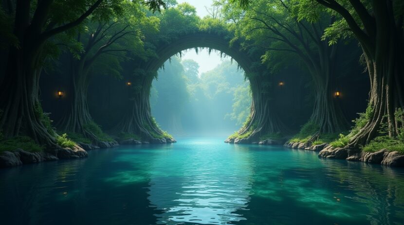 Sonhar com um portal feito de água: Significados e Interpretações