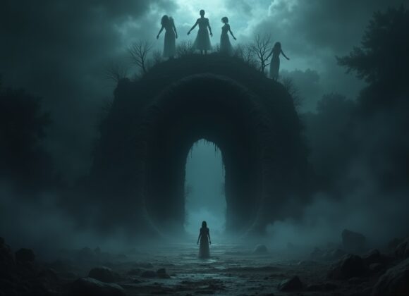 Sonhar com um portal guardado por sombras: Significados Reveladores