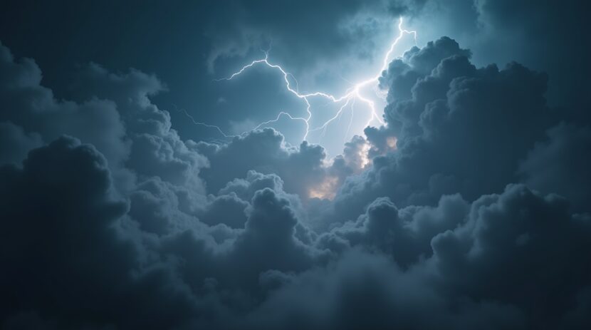 Sonhar com um trovão que ilumina rostos nas nuvens: Significados
