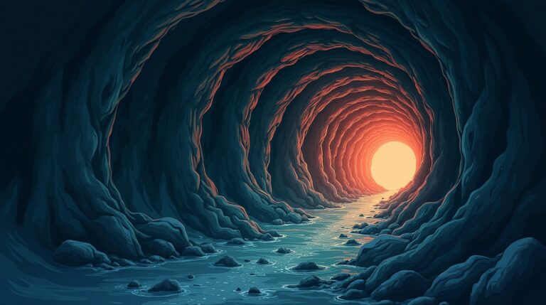 Sonhar com um túnel que se dobra sobre si mesmo: Significados
