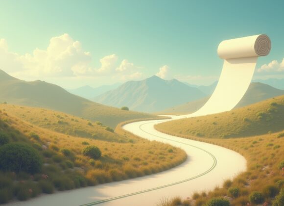Sonhar com uma estrada que se enrola como um pergaminho: Significados