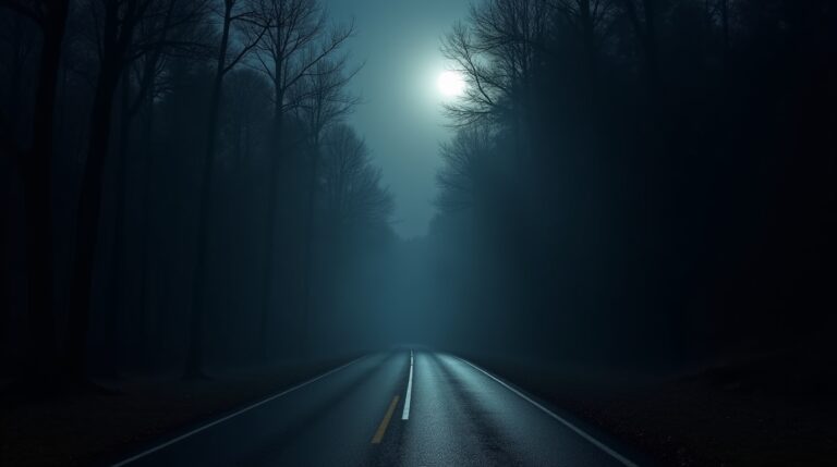 Sonhar com uma estrada que só pode ser vista de noite: Significados