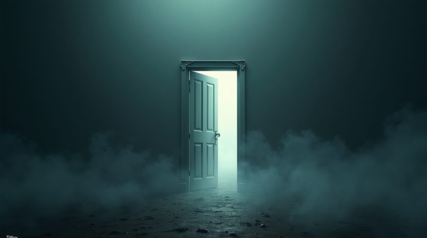 Sonhar com uma porta que abre para o nada: Significado