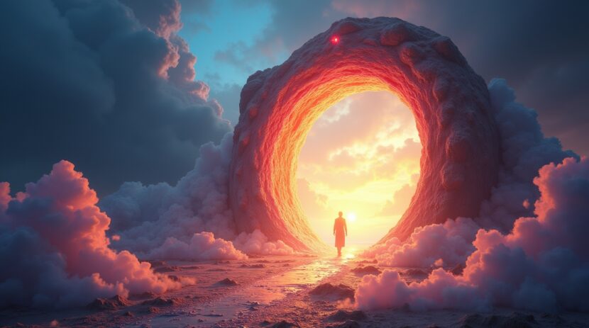 Sonhar com um Portal que Muda: Descubra o Significado!