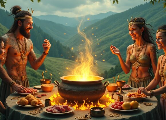 Banquete dos Deuses na Mitologia Celta: Celebrações de Vida e Morte