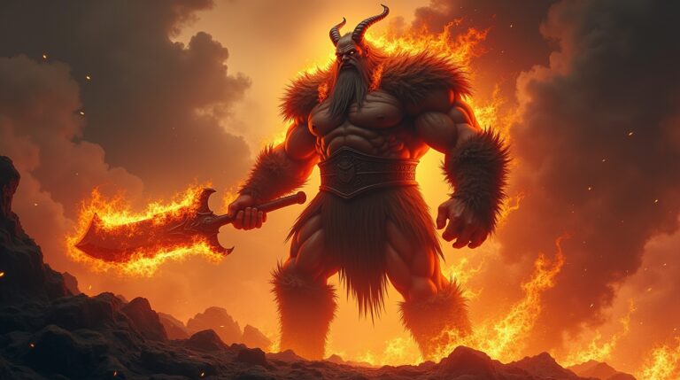 Chamas de Surtr na Mitologia Nórdica: Descubra Seu Significado