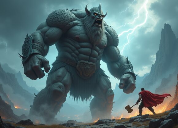 Força de Hrungnir na Mitologia Nórdica: Descubra o Poder dos Gigantes