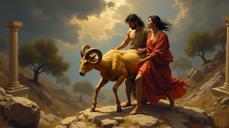 Sacrifício de Frixo na Mitologia Grega: Descubra o Destino de Atamante