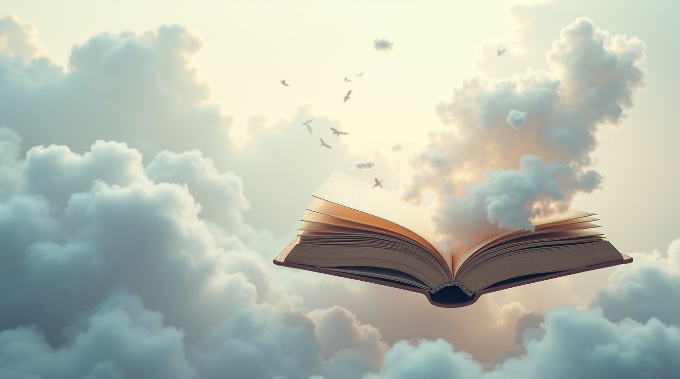 Significado de Sonhar com um Livro cujas Páginas são Nuvens: Descubra o que Revela