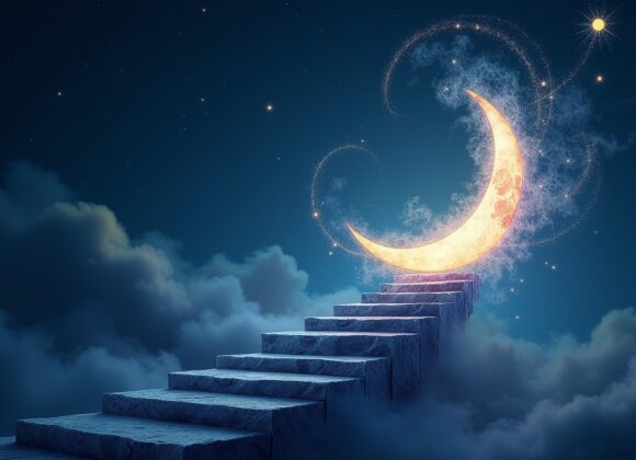 Significado de Sonhar com Lua e Escadas Invisíveis: Descubra Seu Simbolismo