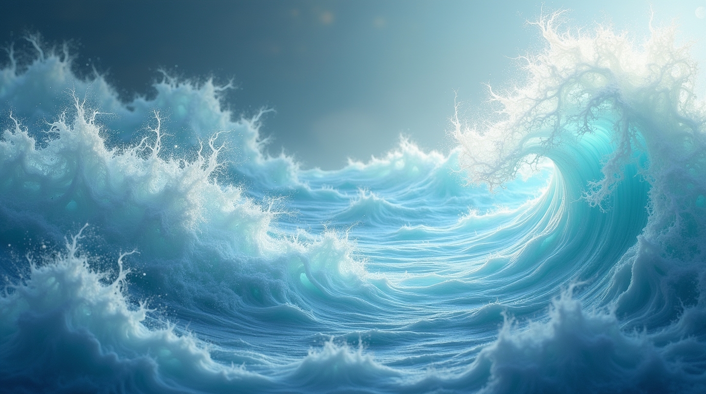 Sonhar com Oceano de Ondas de Luz: Descubra seus Significados
