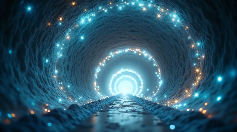 Sonhar com um túnel onde as luzes piscam como estrelas: O que significa?