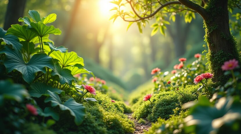 Sonhar com um jardim onde as folhas sussurram histórias: Significados e Interpretações