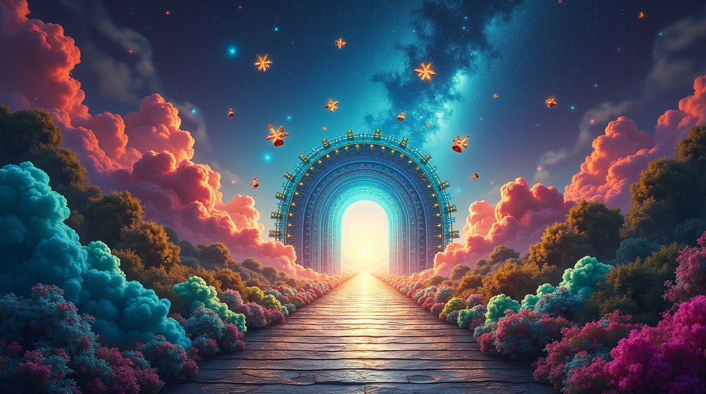 Sonhar com um portal que leva a um mundo feito de música: O Que Significa?