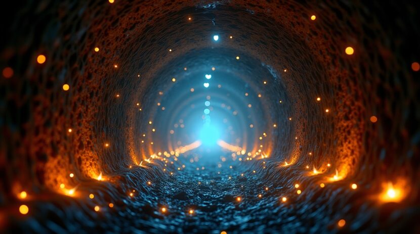Sonhar com um túnel onde as paredes brilham como vaga-lumes: Descubra o significado