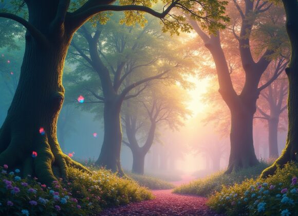 Sonhar com uma Floresta Onde o Vento Tem Cor: Descubra o Significado