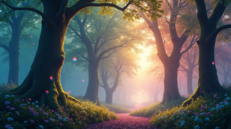 Sonhar com uma Floresta Onde o Vento Tem Cor: Descubra o Significado