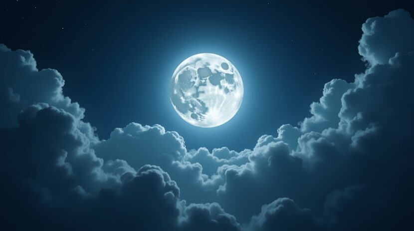Sonhar com uma lua onde as nuvens formam palavras: O que significa?