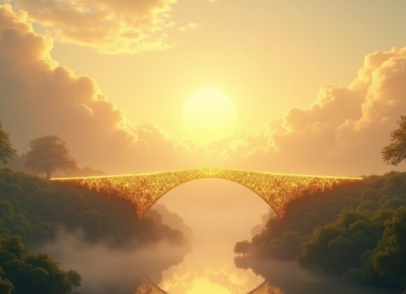 Sonhar com uma ponte feita de luz dourada: Significados e Segredos