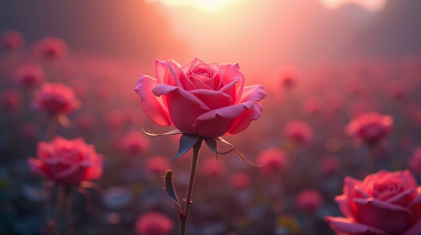 Sonhar com Uma Rosa Brilhante: Descubra Seu Significado