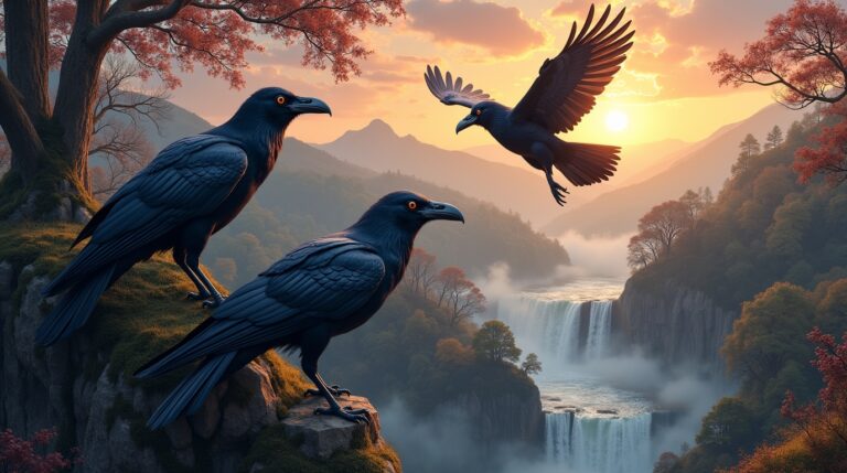 O Voo dos Corvos Sagrados na Mitologia Celta: Segredos Revealed