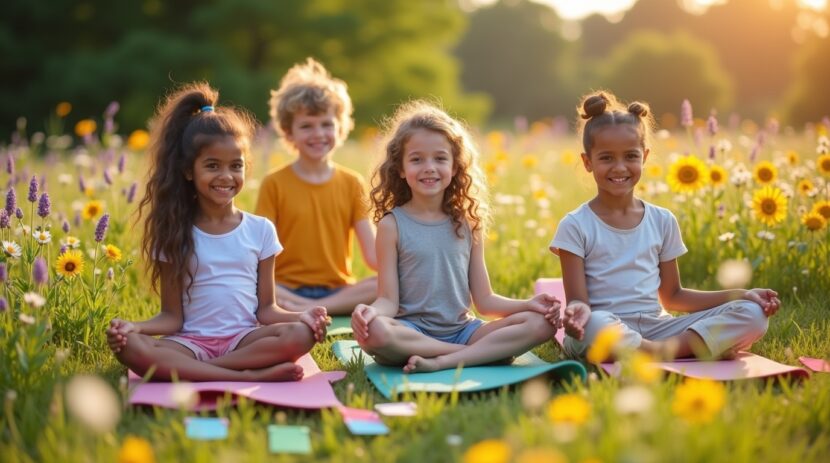 Yoga e gratidão consciente: Descubra práticas para crianças