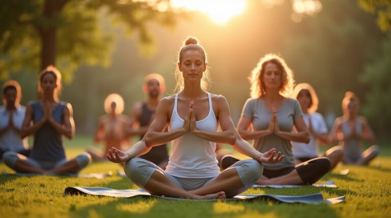 Yoga em Grupo: O que Esperar nas Aulas Coletivas