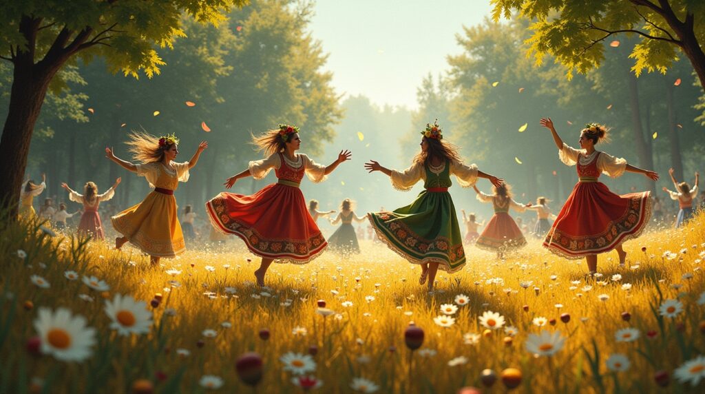 Danças Rituais Pagãs na Mitologia Eslava: Descubra a Celebração da Terra