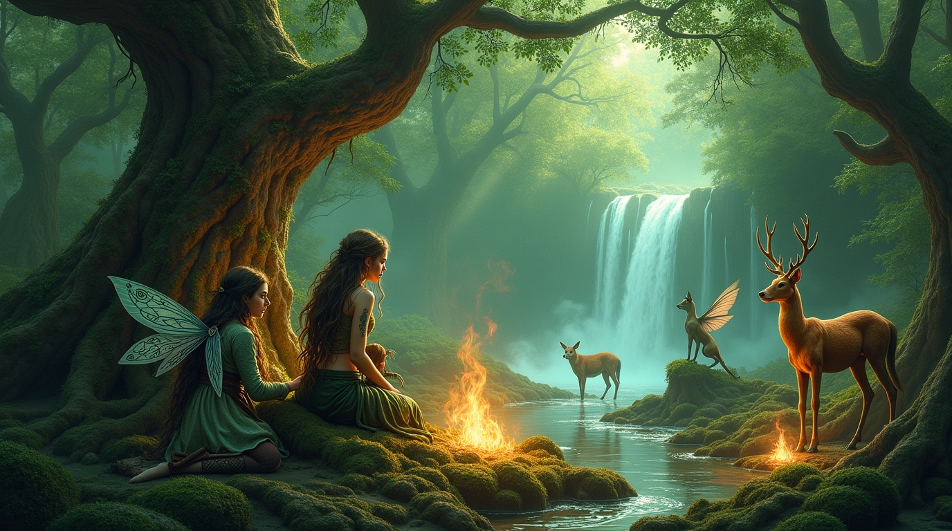 Feitiços Celtas na Mitologia: O Papel dos Elementos da Natureza