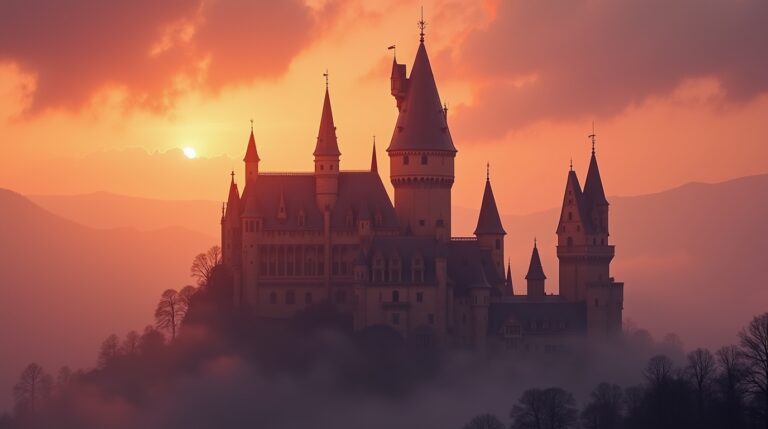 O significado de sonhar com um castelo ao entardecer: Descubra seus segredos