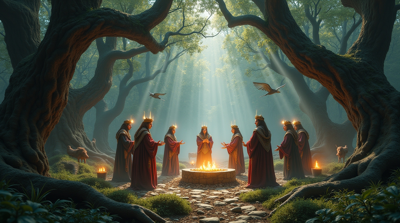 Sacerdotes da Mitologia Eslava: Descubra Rituais da Floresta