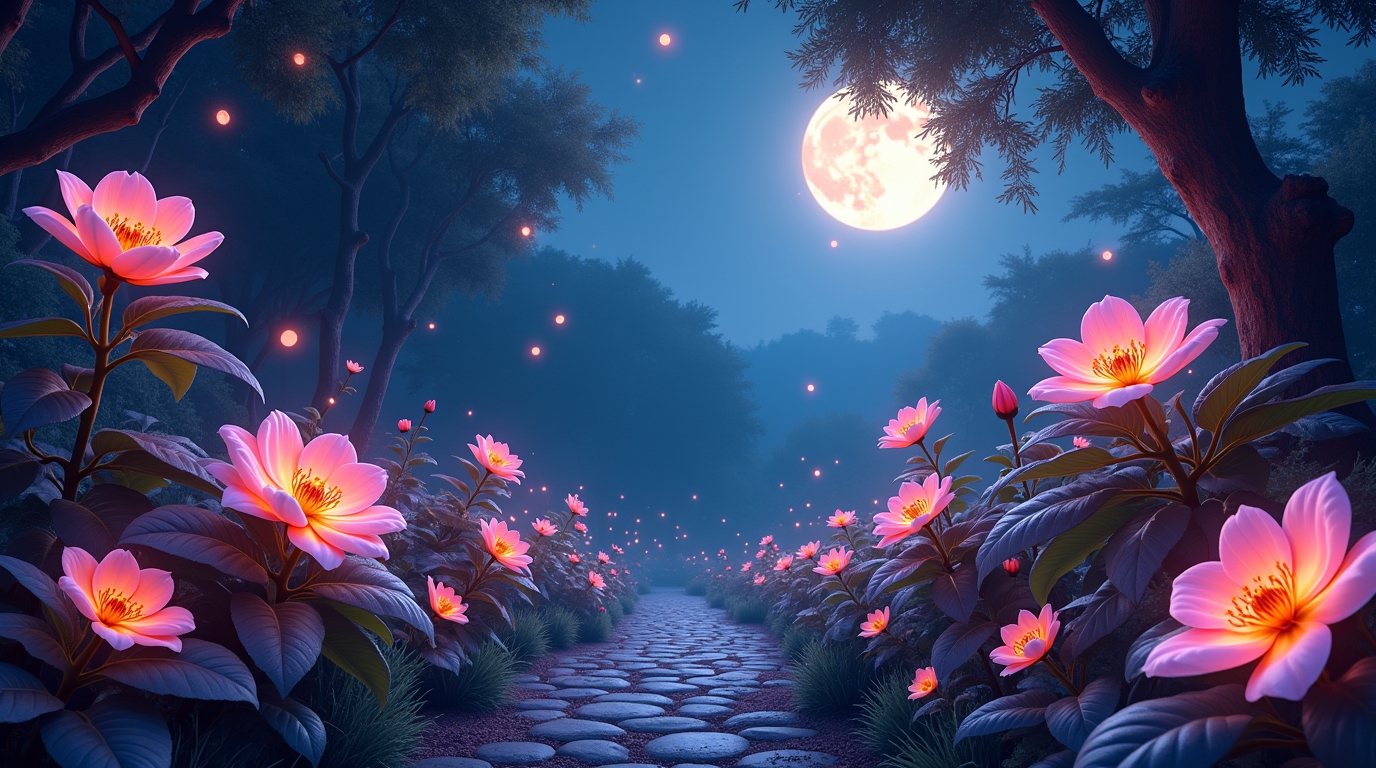 Significado de sonhar com um jardim que brilha como vaga-lumes