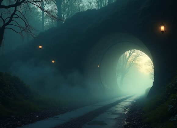 Significado de Sonhar com um Túnel que Só Aparece ao Anoitecer