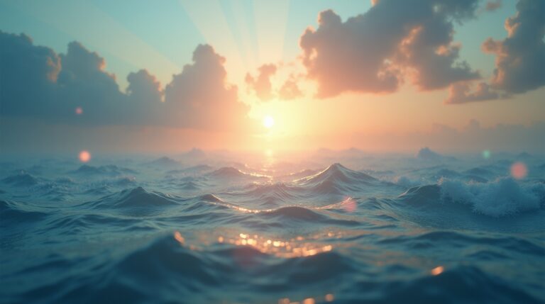 Significado de Sonhar com um Mar e o Ritmo de um Tambor Invisível