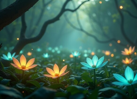 Significado de Sonhar com Jardim onde Flores Brilham: Descubra Seus Mistérios