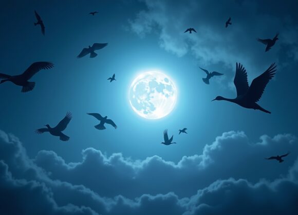 Sonhar com a Lua e Pássaros Voando: Descubra o Significado