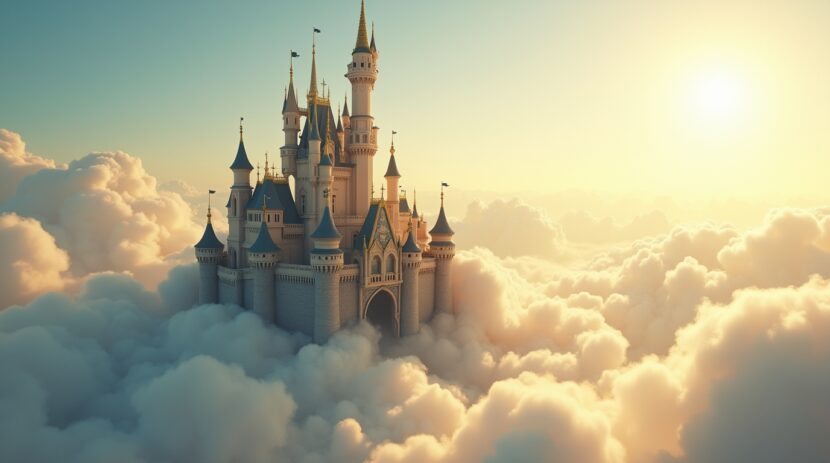 Sonhar com Castelo Flutuando Sobre as Nuvens: Descubra Seu Significado