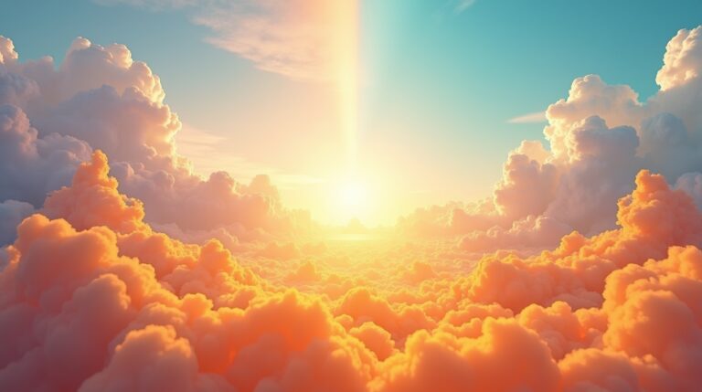 Sonhar com Céu Dividido em Duas Cores: Descubra seu Significado