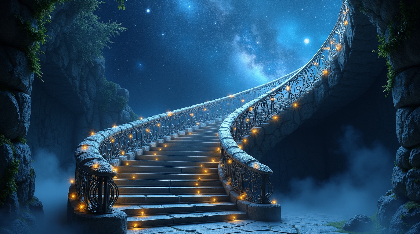 Sonhar com Escada que Sobe até as Estrelas: Descubra o Significado