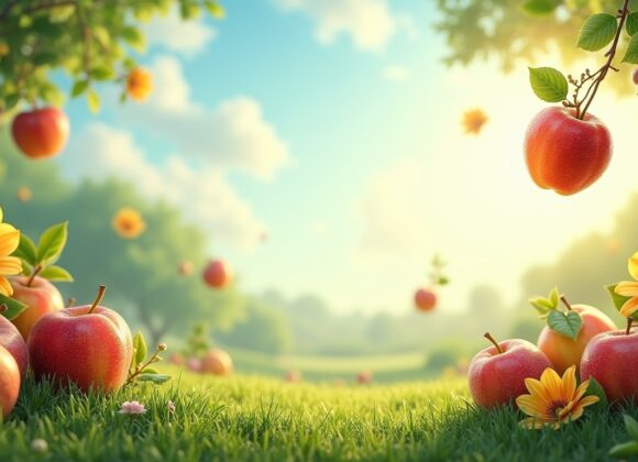 Sonhar com Jardim e Frutos Flutuando no Ar: Significados Reveladores