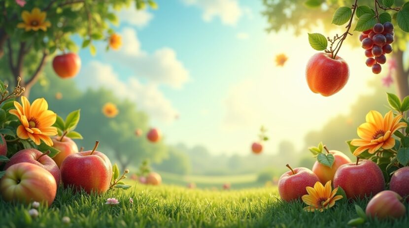 Sonhar com Jardim e Frutos Flutuando no Ar: Significados Reveladores