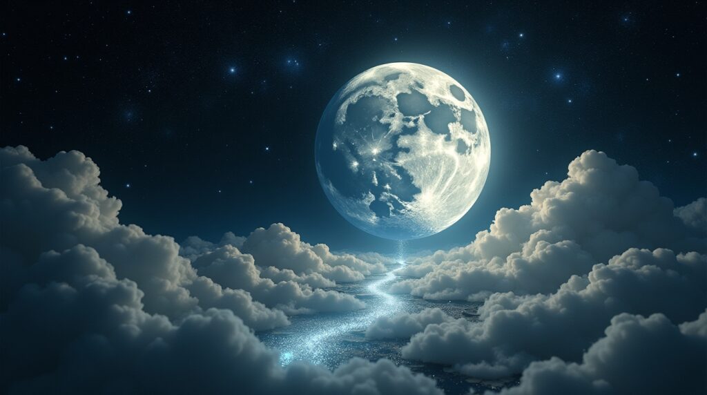 Sonhar com Lua Deixando Pegadas no Céu: O Que Pode Significar?