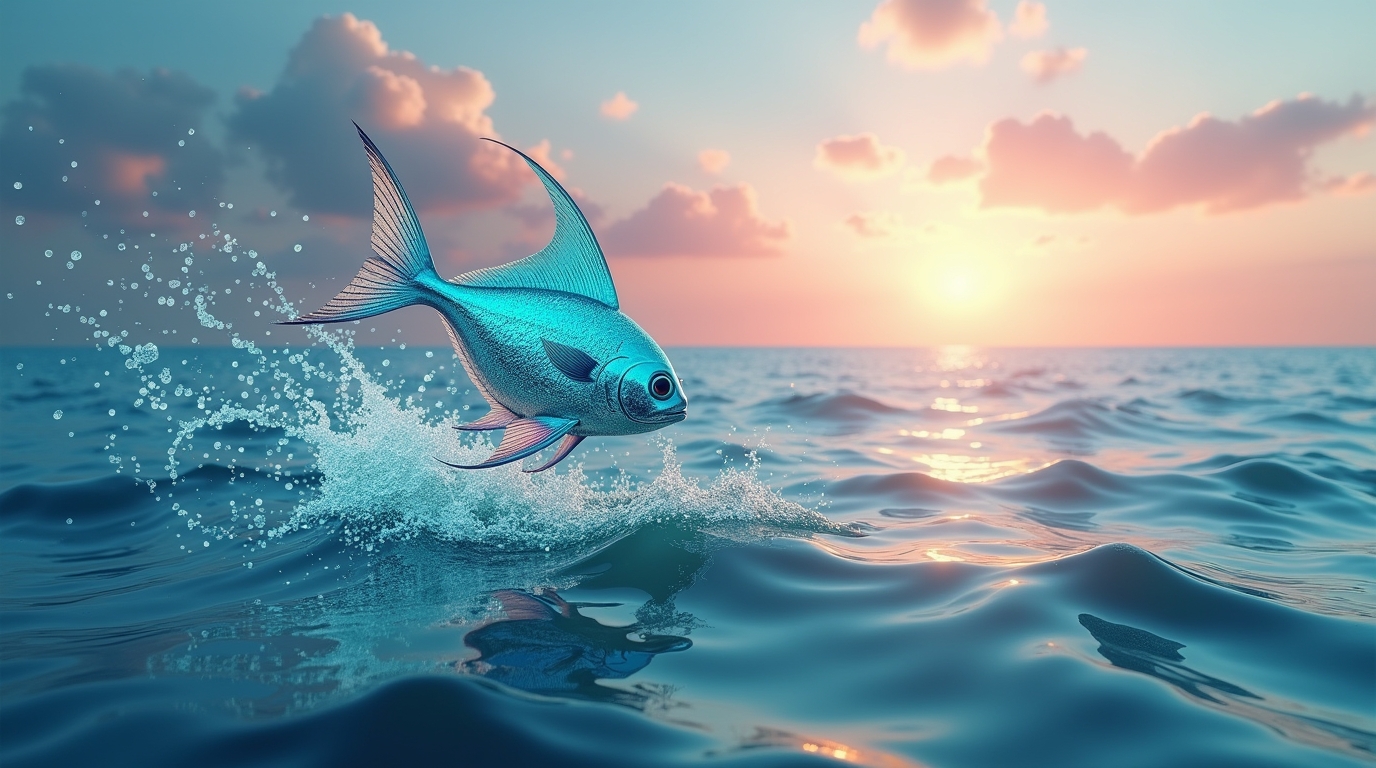 Sonhar com Oceano e Peixes Voadores: O Que Isso Revela?