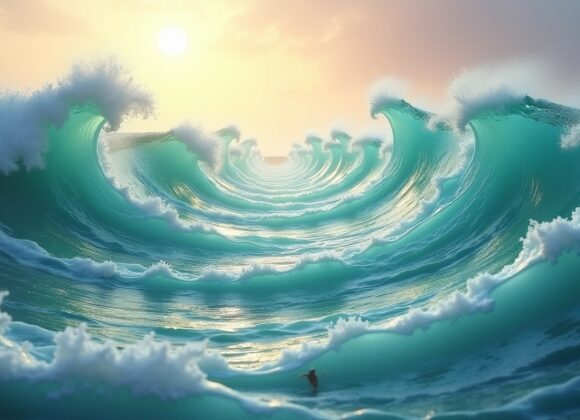 Sonhar com um Mar com Ondas Espirais Perfeitas: Descubra Significados Reveladores